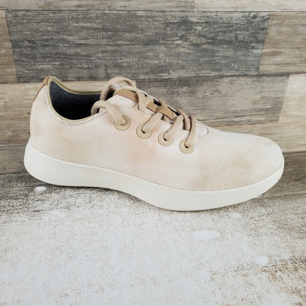 Allbirds Wool Runner NZ Mens Sz 9 Athletic Beige Merino Wool Lace-Up Sneakers
